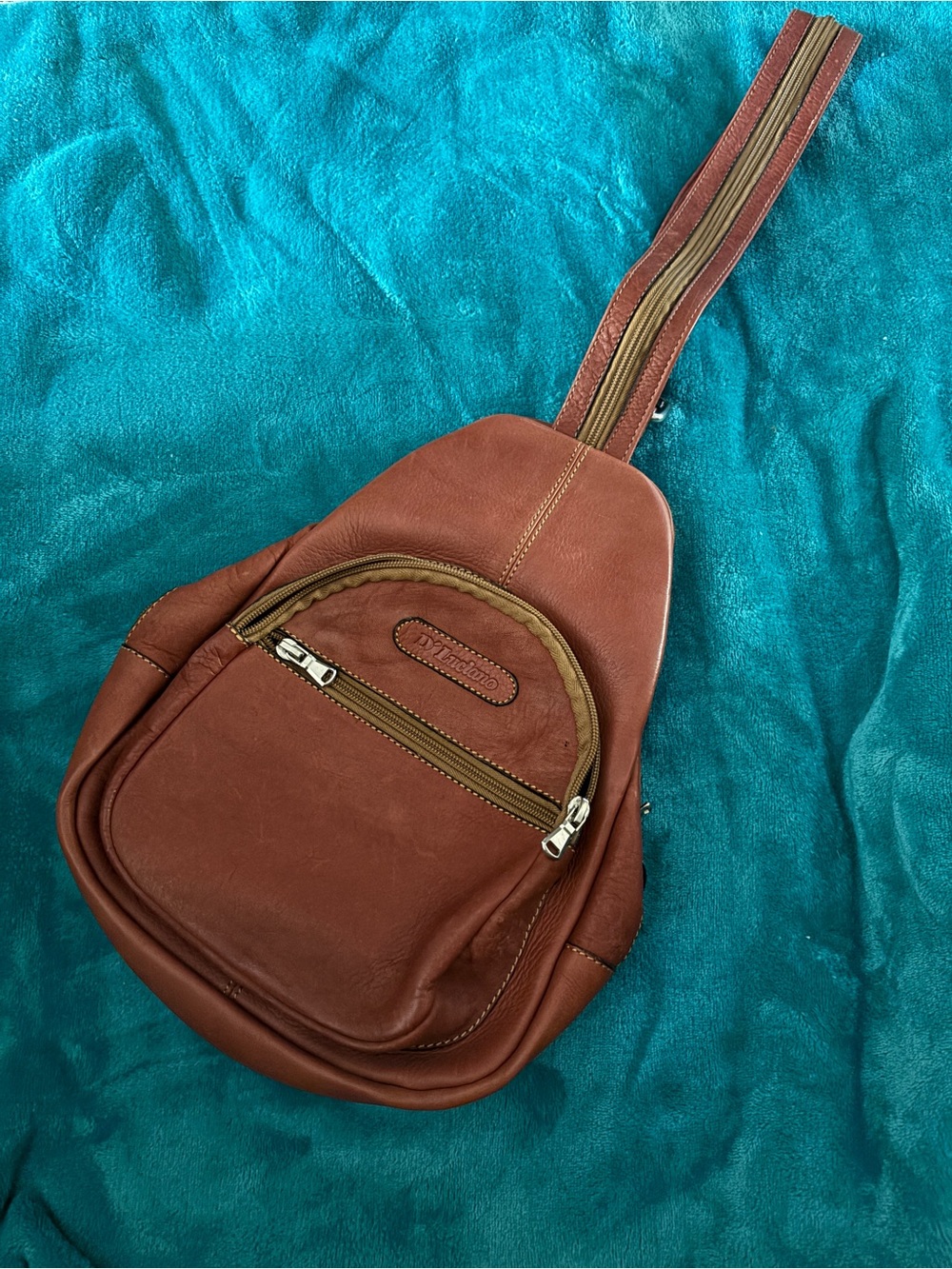 Brown Leather Sling Bag